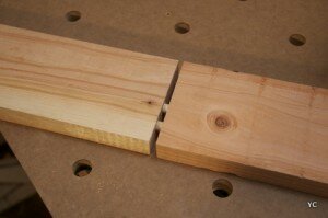 assemblage tourillon parfait