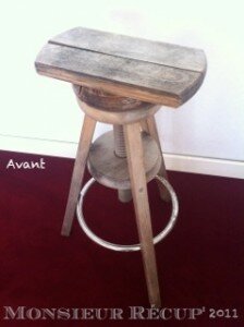 récup' tabouret